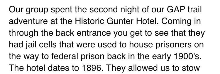 toriewrites's tweet image. Some of the TripAdvisor reviews on the Gunter Hotel in Frostburg, MD.