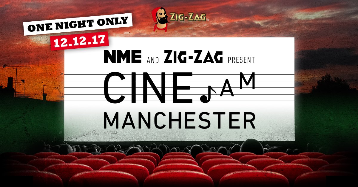 Zig_ZagUK's tweet photo. #Cinejam is coming to Manchester! We've teamed up with @NME for a one off event with @E_E_ & @falseadv this December https://t.co/TRifTfesYB https://t.co/FeNmpYWinl