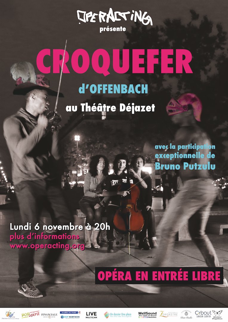 manegeculturel's tweet image. #PARIS Opéra Croquefer d’Offenbach le 6 novembre au théâtre Déjazet bit.ly/2zaAemh