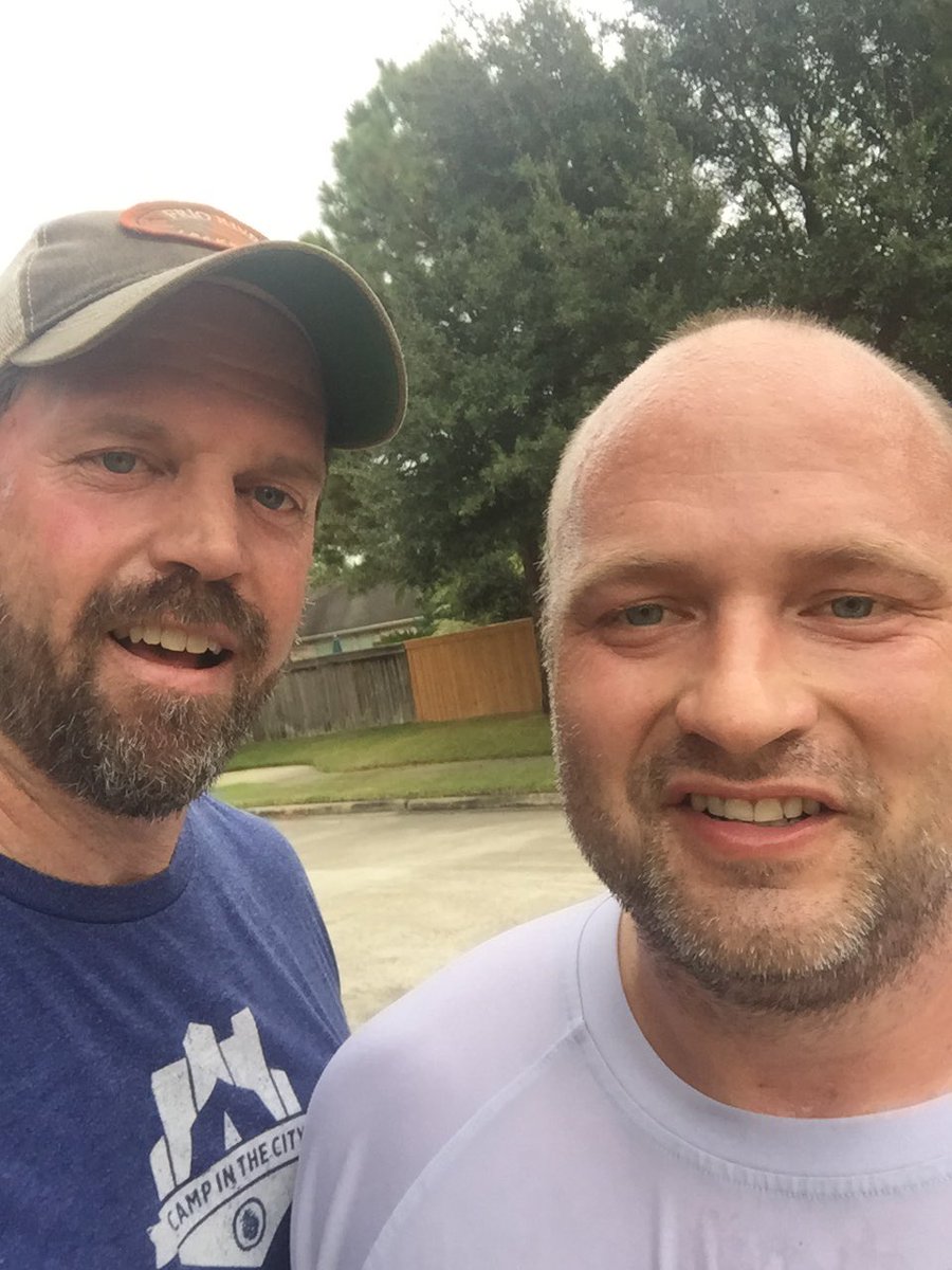 Just finished 1st ever 5 mile run with fellow climber Ryan "Ranger" Bakke. No walking! Got to get up that mountain. <a href="/chipgaines/">Chip Gaines</a> #mtrainier