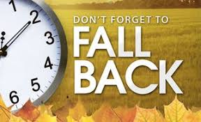 Daylight savings ends is this weekend! If you aren't fully automated, turn your clocks back an hour Saturday night before you go to bed.