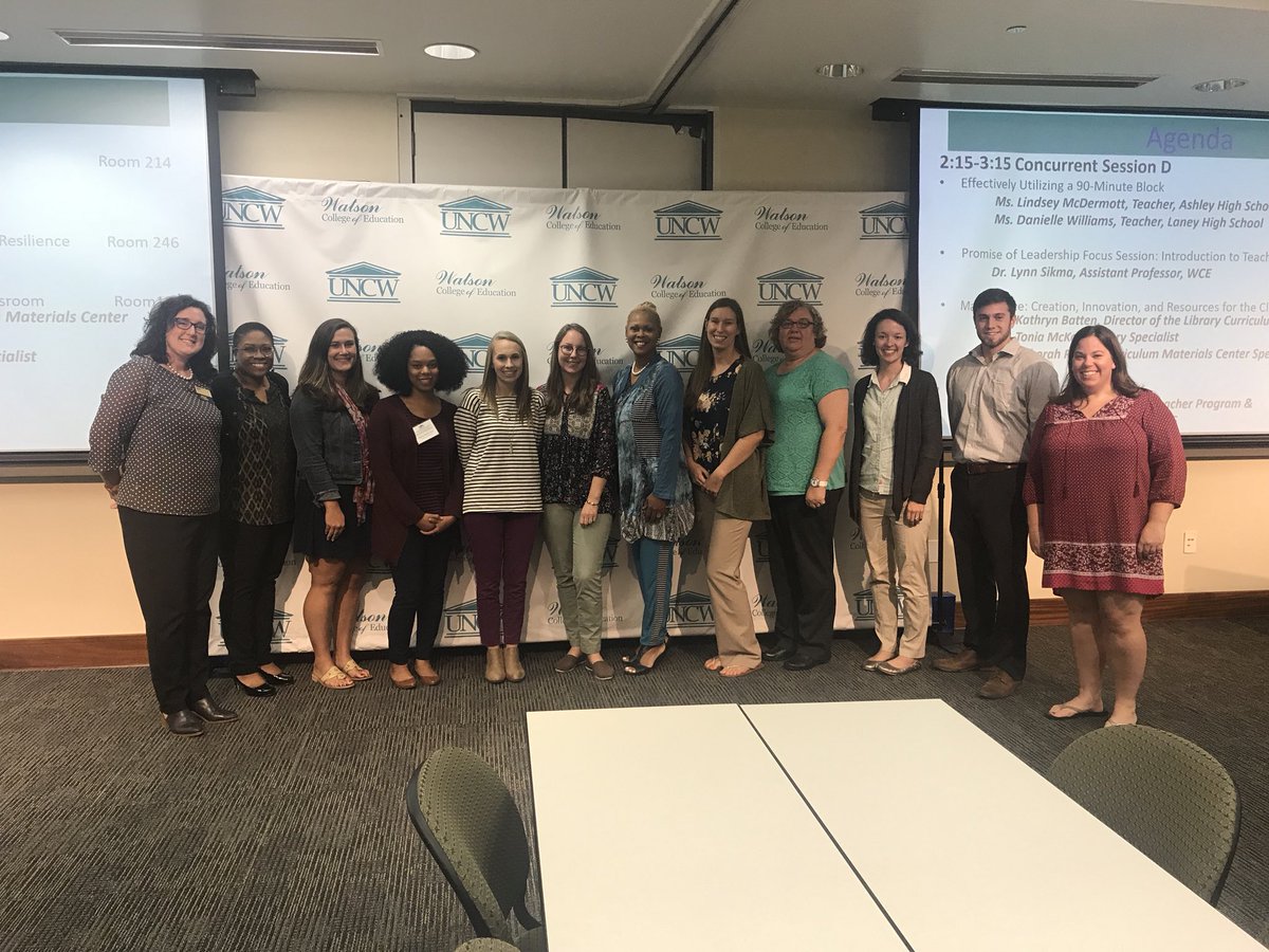 UNCW Watson College of Education’s Promise of Leadership Award Recipients #NHCSChat <a href="/jenniferlhatch/">Jenn Hatch Knight</a> <a href="/somerstahl/">Somer Lewis</a>