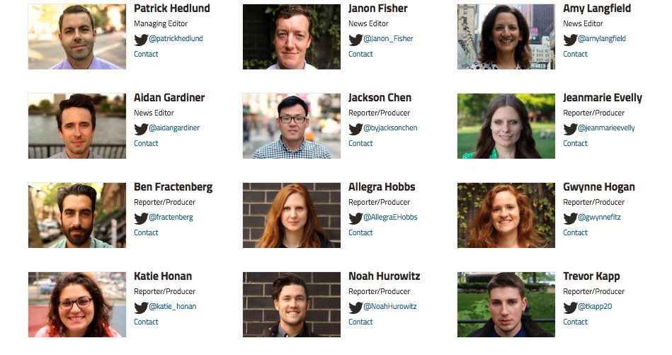 nicolebode's tweet photo. There have been a lot of faces on the @DNAinfoNY "About Us" page since 2009. And every one of them put their heart and soul into it. Kudos. https://t.co/7k7pySdtL8