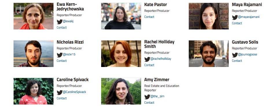 nicolebode's tweet photo. There have been a lot of faces on the @DNAinfoNY "About Us" page since 2009. And every one of them put their heart and soul into it. Kudos. https://t.co/7k7pySdtL8