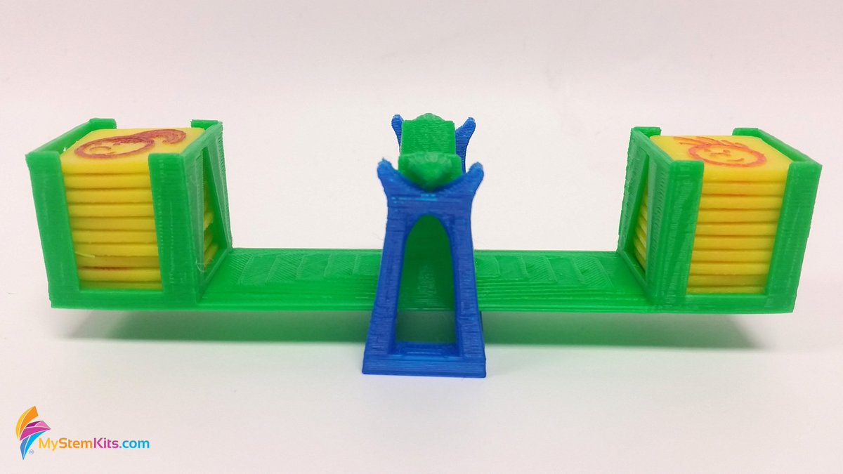 mimioSTEM's tweet photo. Understand the #EqualsSign and quantity #values using our Teeter Totter Balance Kit. #earlyEd #addition #mathchat #3DSTEM https://t.co/zMxZtHJrze