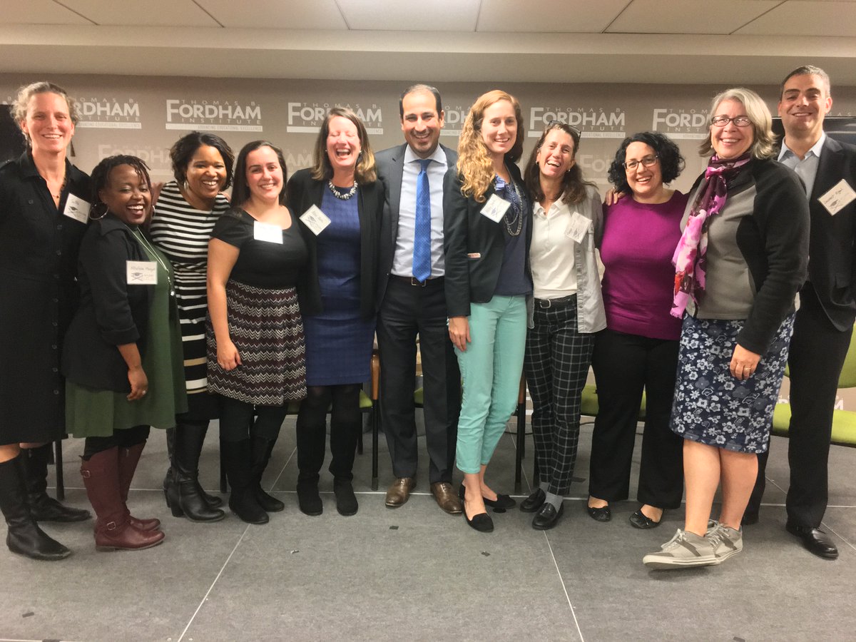 WatsonSciClass's tweet photo. Honored to be part of the @teachplus posse brainstorming with ed policy wonks at Fordham Institute @educationgadfly in DC. #BetterEdForAll https://t.co/SKTPRBh4WV
