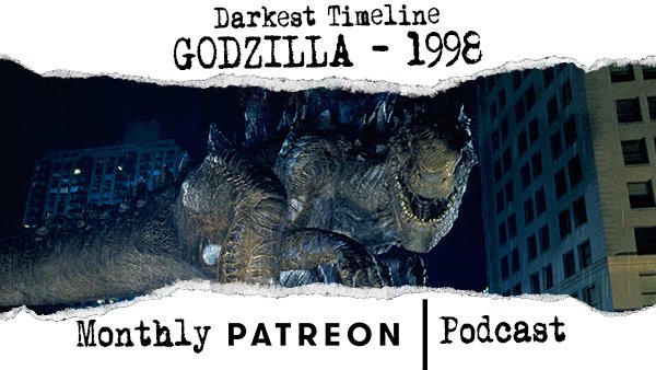 DTLPodcast's tweet photo. https://t.co/m05rWyHIgY: the "Godzilla" (1998) episode is up! Never have those quotations around the title been more needed. #DTLPodcast https://t.co/awepzCNUHi