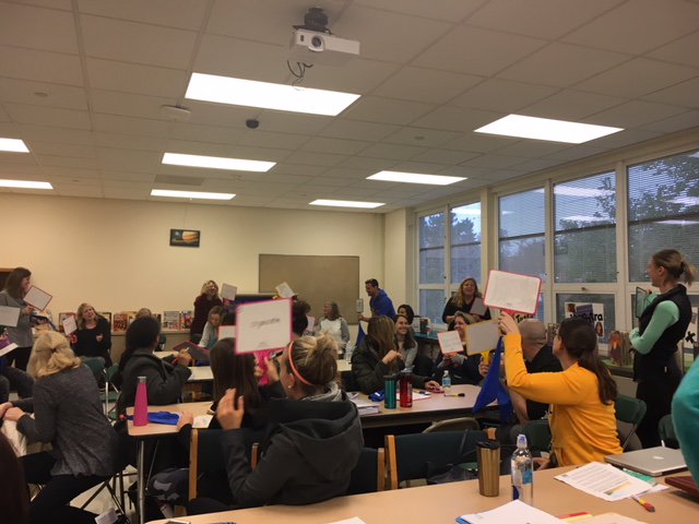 Making learning fun with the newly wed game co-teacher addition!!!! #weloveteaching #findingjoy67