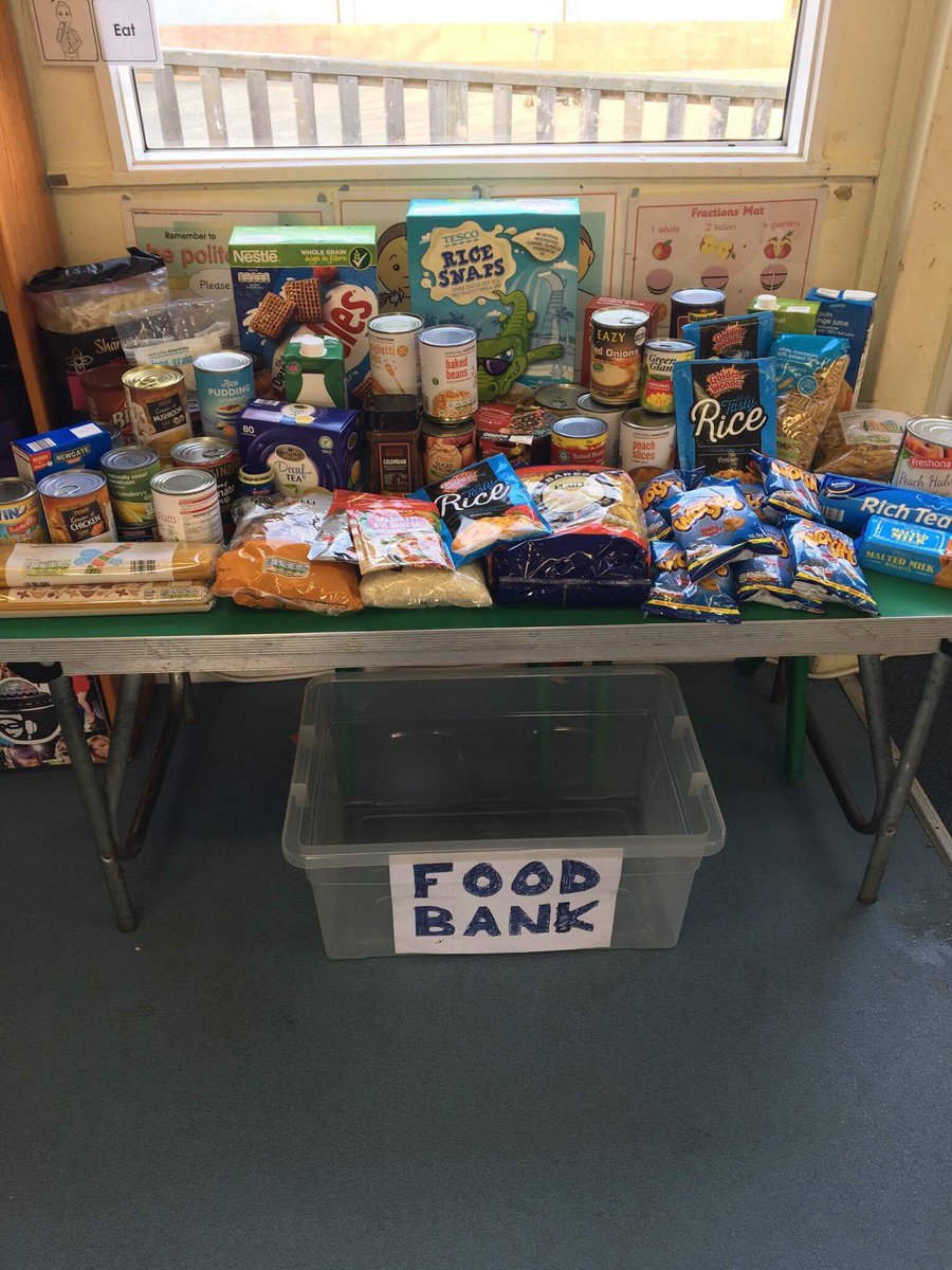 StNewlynPTA's tweet photo. Fantastic first food bank collection. Well done School and preschool. Next one on the 1st December. Look out for the boxes. https://t.co/T9t6St75mm