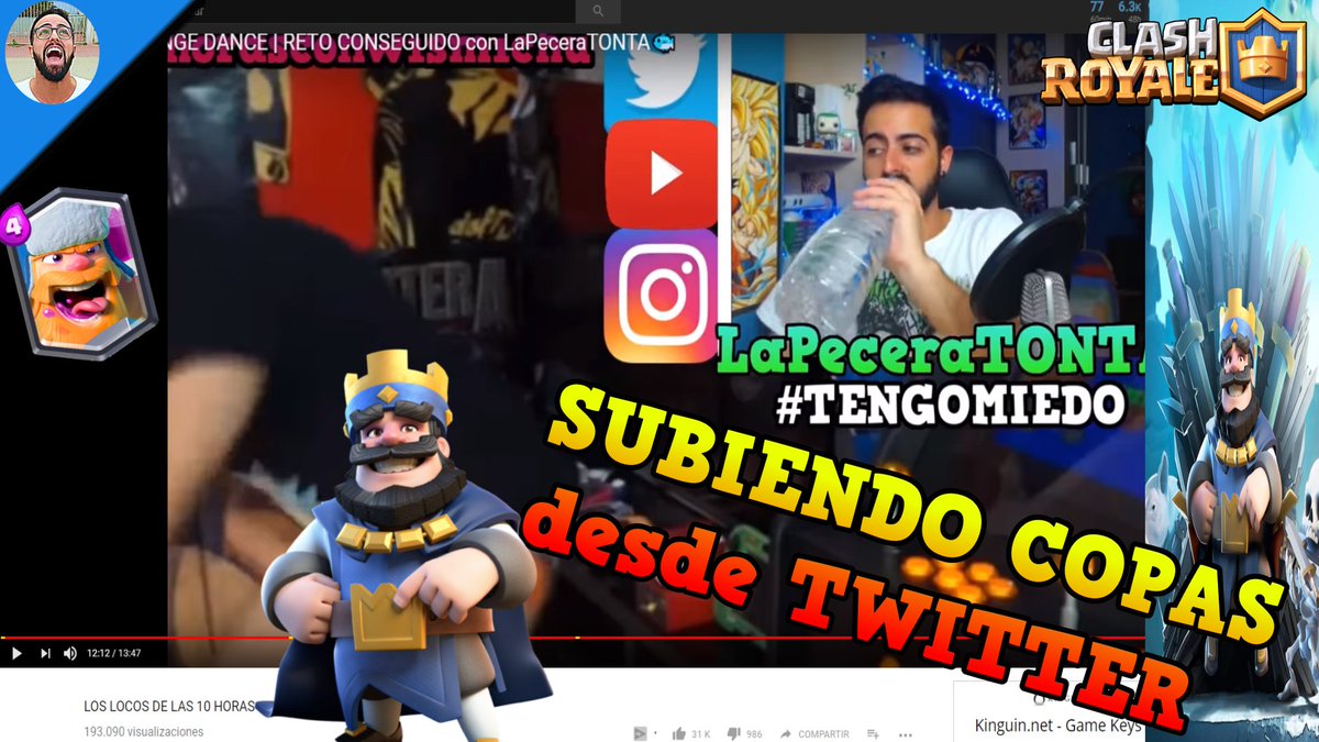 EMPEZAMOS directo subiendo copas con vuestros mazos desde TWITTER! Enviadme vuestros mazos y intentaré usarlos todos