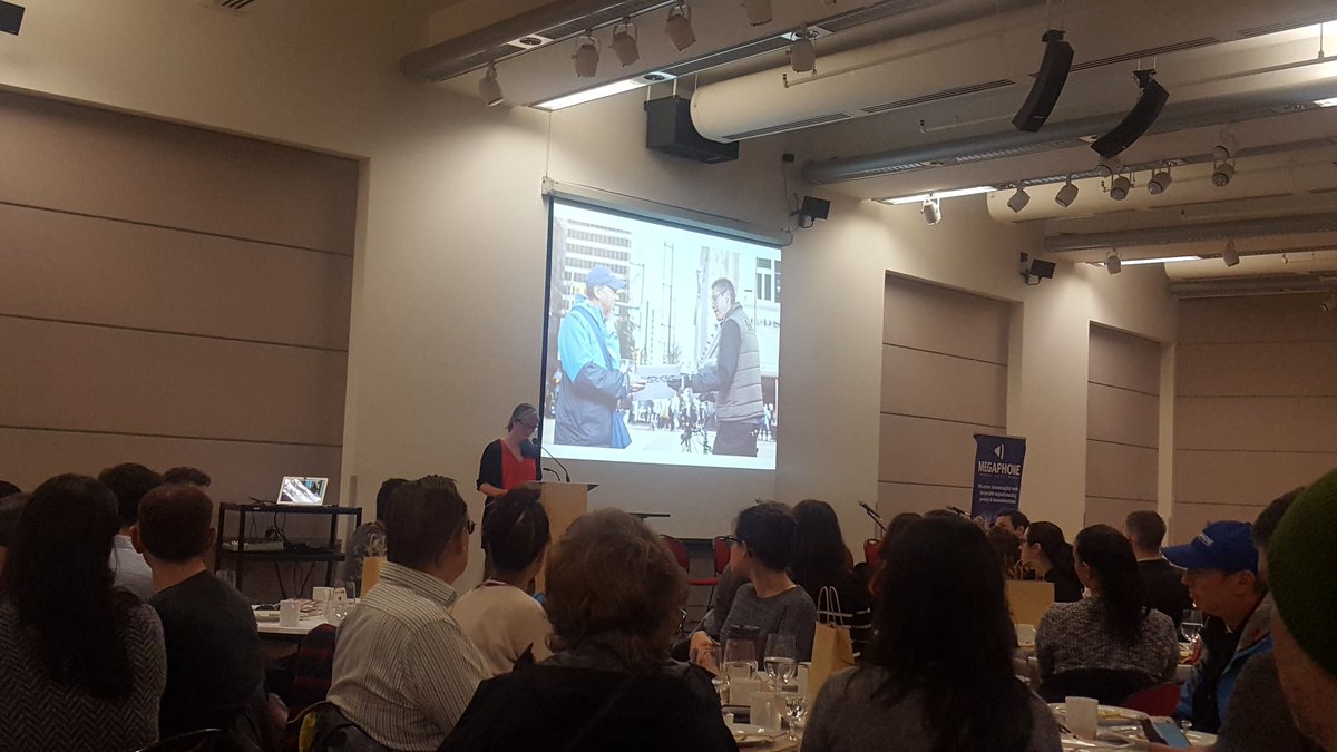 "These stories are a blow to the stigma that creates divide in the city." -<a href="/MegaphoneMag/">Megaphone Magazine</a> #changethatworks #vancouver