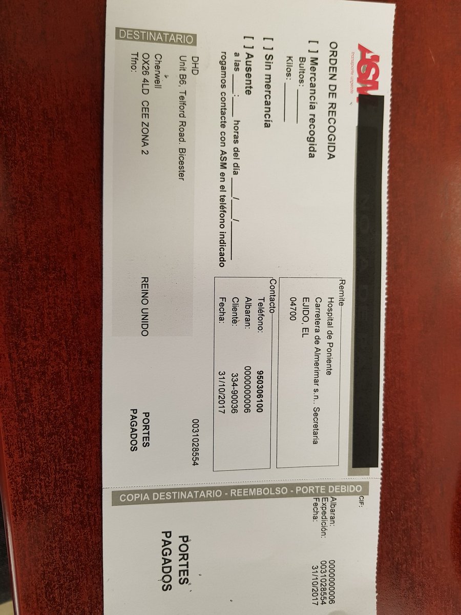 dhidalgo_71's tweet photo. @ASM_clientes Necesito consultar situación de este envío. Y no encuentro referencia en la web. Podrían ayudarme? https://t.co/KYElmlxv9D