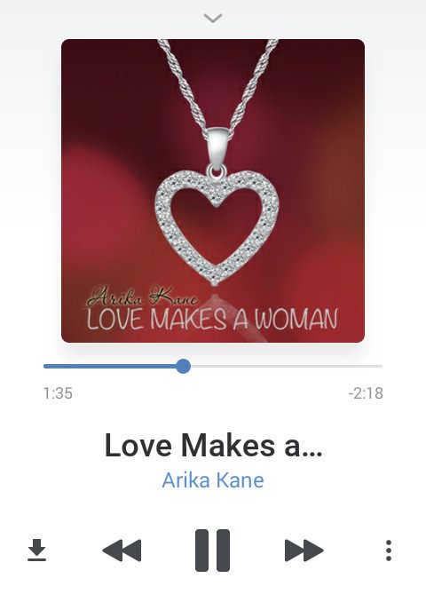 @arikakane Love this song dear. 💗 #ArikaKane #LoveMakesAWoman