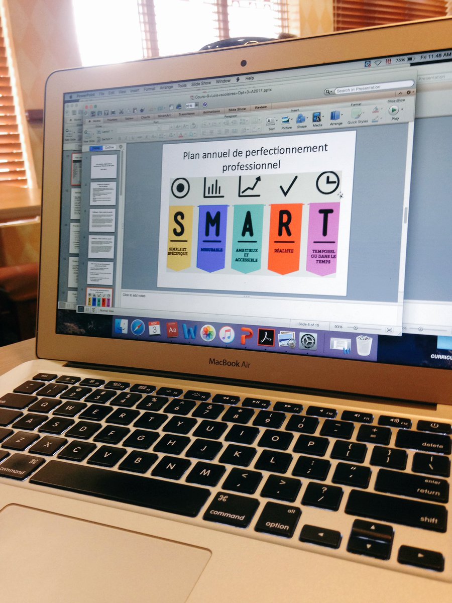 Travail sur mes objectifs #SMART. Vive le perfectionnement professionnel 👩🏼‍🏫👩🏼‍💻#FeelingGood #Goals #Education