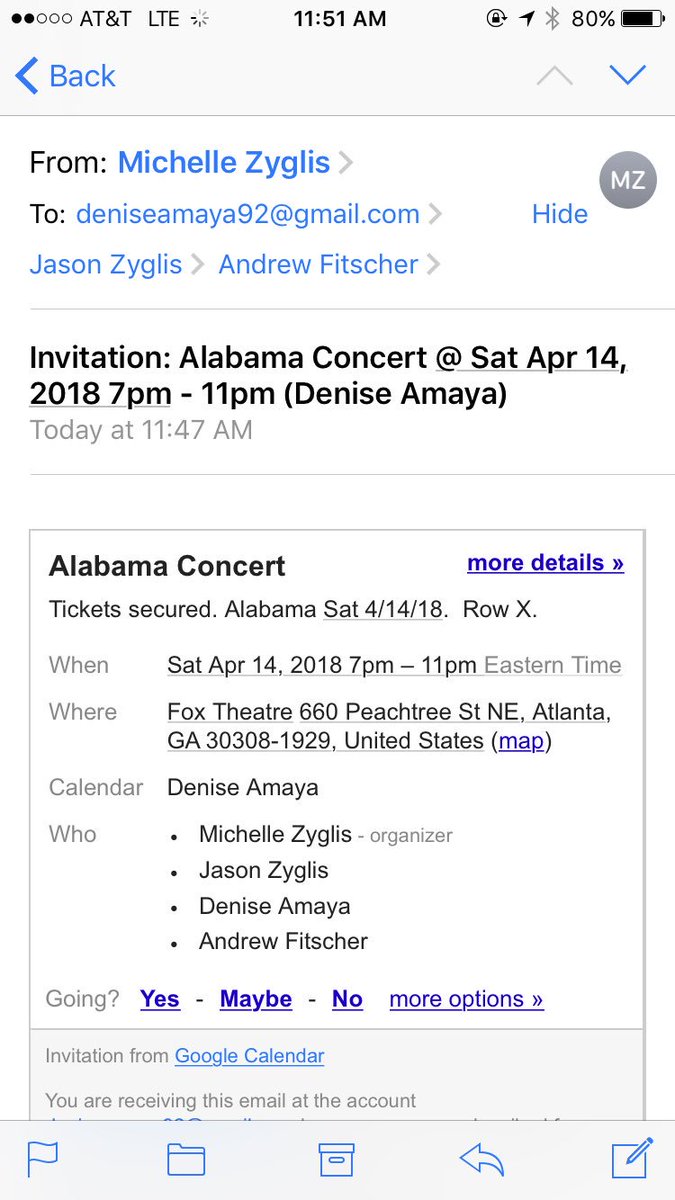 Andrew's sister bought us tickets to see Alabama and Charlie Daniels 😭🎸#playmesomemountainmusic