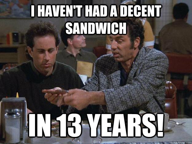 RAMPrinting's tweet image. #SeinfeldTaughtMe not to underestimate the value of a good sandwich
#NationalSandwichDay