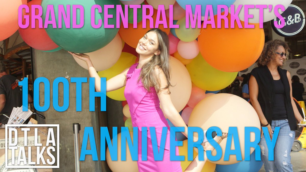 DTLATalks's tweet image. New Episode!  @Kelly__Russo &amp;amp; @DTLATalks headed over to the iconic @GrandCentralMkt to celebrate its #GCM100! youtu.be/3e6Icj6OPGE