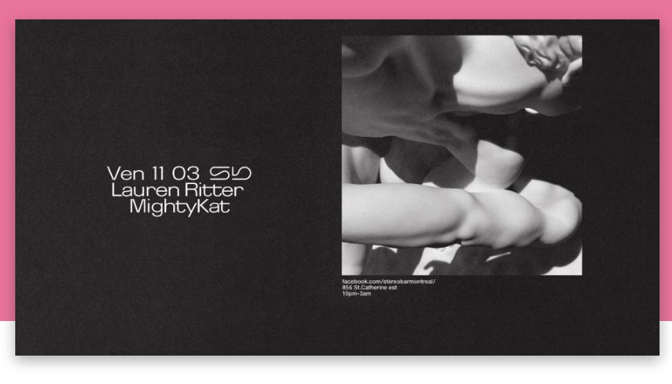 SpotevI's tweet photo. #FridayFeeling
Get amazed by @DJLaurenRitter and #MightyKat @StereoMtl
https://t.co/9kDhFm0HUU
#SpotEv #Montreal #Weekend #Music #375MTL https://t.co/9C7xTqWv6R