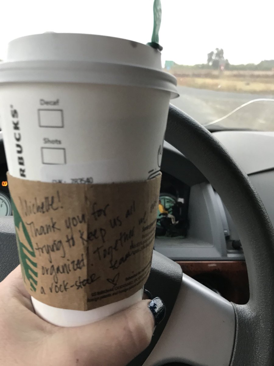 TweetnIn5th's tweet photo. When you open the door and are handed coffee, you know the day will be fantastic! I really do work with amazing people! @StudentTechies https://t.co/HH2Ota7Xn1