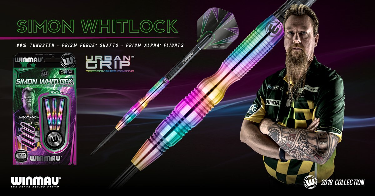 Winmau Simon Whitlock, 90% wolfram Urban Grip