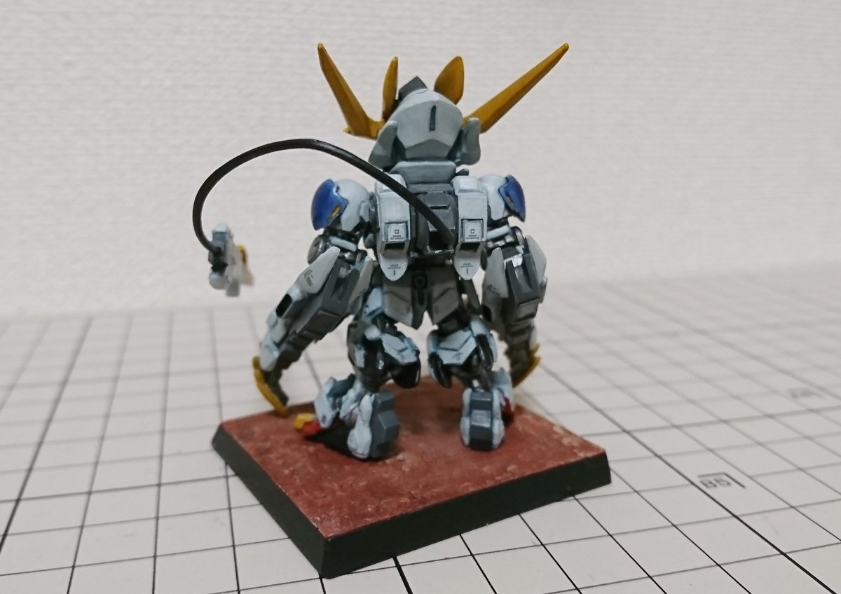 バルバトスルプスレクス完成しました！始めた時は完成できるとは思って