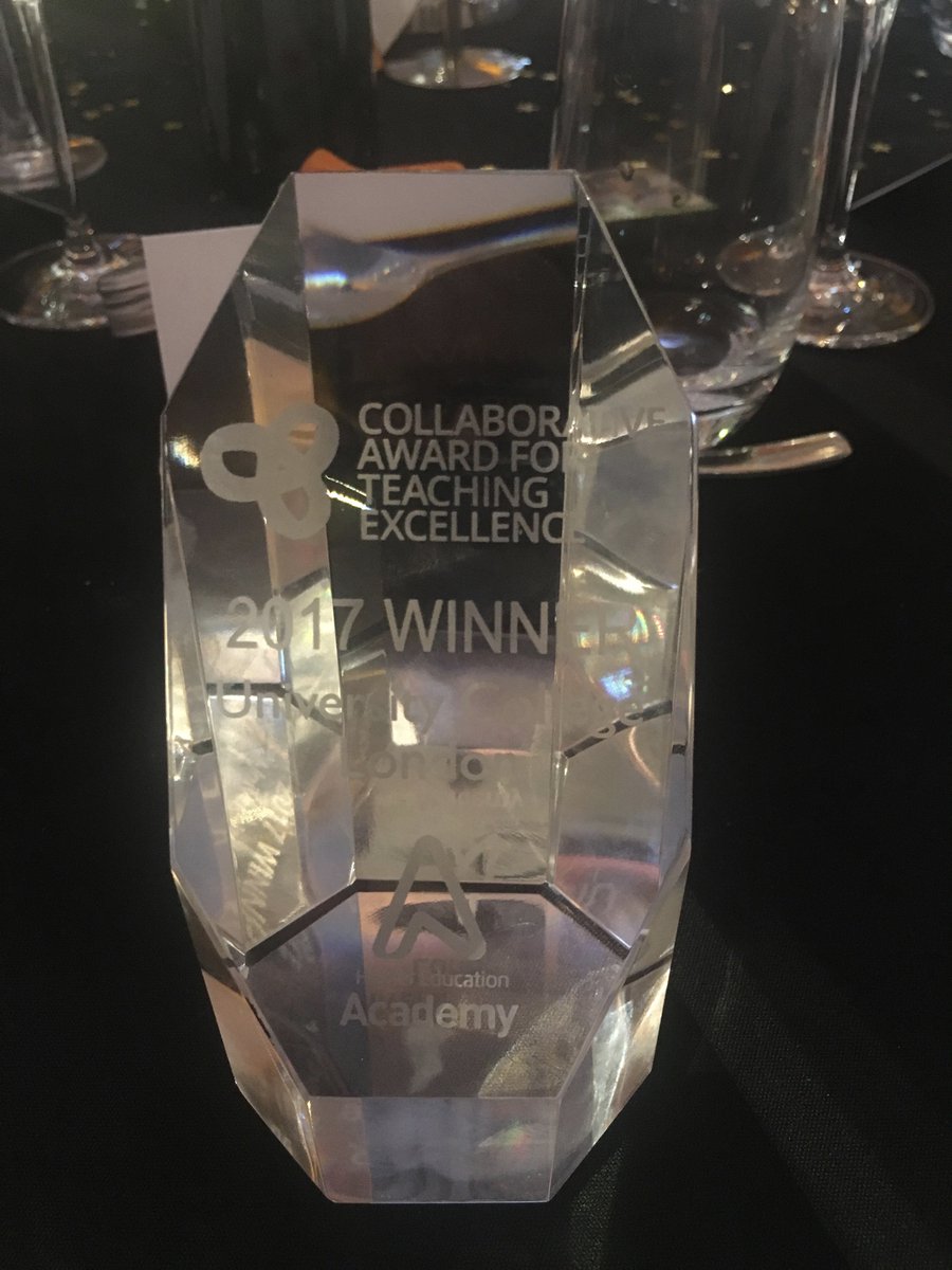 UCLEngineering's tweet photo. UCL Engineering team win prestigious Higher Education Academy CATE award: #CATE2017 https://t.co/R1iJzvDfov https://t.co/47bDBiattE