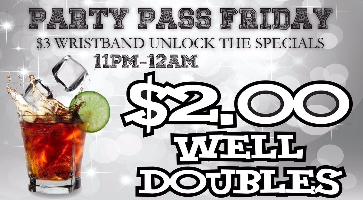 Okellysmtp's tweet photo. ❌❌❌Tonight❌❌❌
#PartyPassFriday
BEST Drink Specials of the entire week! 🔥☝️
-50 Cent Beer
-$1 Shots
-$1.25 Pints
-$2 DBLS
- + More https://t.co/i48tqR3zeT