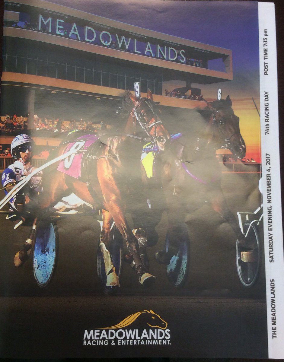Justin Horowitz (@itsthejho) on Twitter photo The opening night program <a href="/TheMeadowlands/">Meadowlands Racing</a> with <a href="/scottzeron/">Scott Zeron</a> on the cover. Sat night post time 7:15 #harnessracing The opening night program <a href="/TheMeadowlands/">Meadowlands Racing</a> with <a href="/scottzeron/">Scott Zeron</a> on the cover. Sat night post time 7:15 #harnessracing