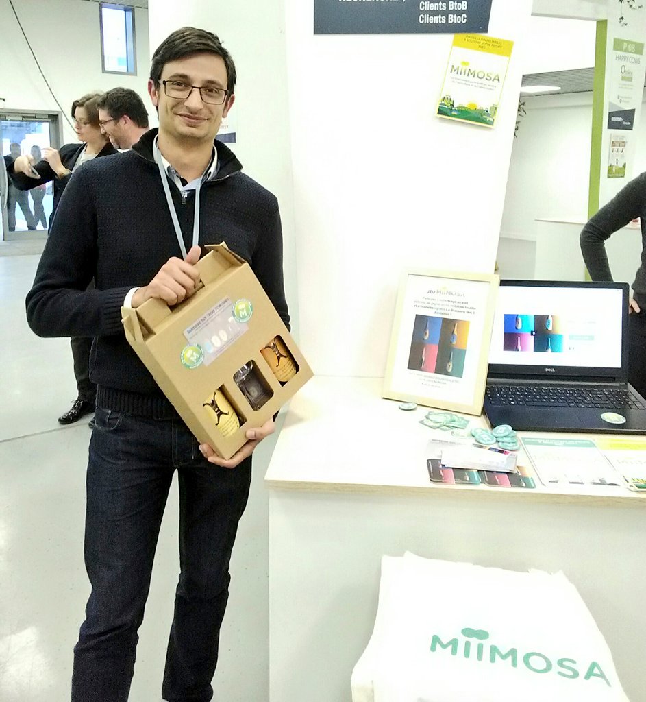 Bravo à Stéphane de <a href="/FlyMenu_App/">FlyMenu</a> gagnant de notre tirage au sort qui repart du #FoodUseTech avec 1 kit dégustation de la <a href="/Brass3fontaines/">Brass 3 Fontaines</a> 🍻