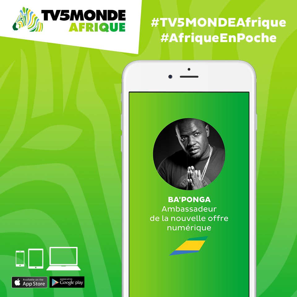 Fièr d'être Ambassadeur de la nouvelle offre numérique de <a href="/TV5MONDEAfrique/">TV5MONDE Afrique</a>. Des contenus 100% Afrique et 100% mobile à découvrir sur Android