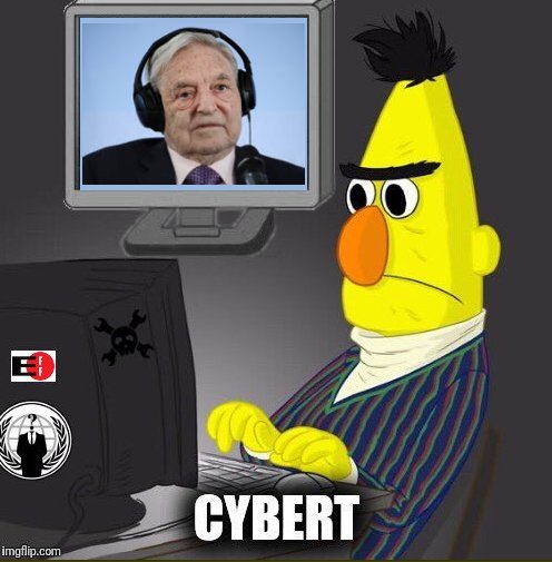 ron_nerd's tweet photo. @geenstijl Effe in elkaar gedraaid voor de nieuwe Evil Bert series. Wat zou er volgens jullie gaande zijn in dit Skype gesprek? https://t.co/KXXNh8yHfo