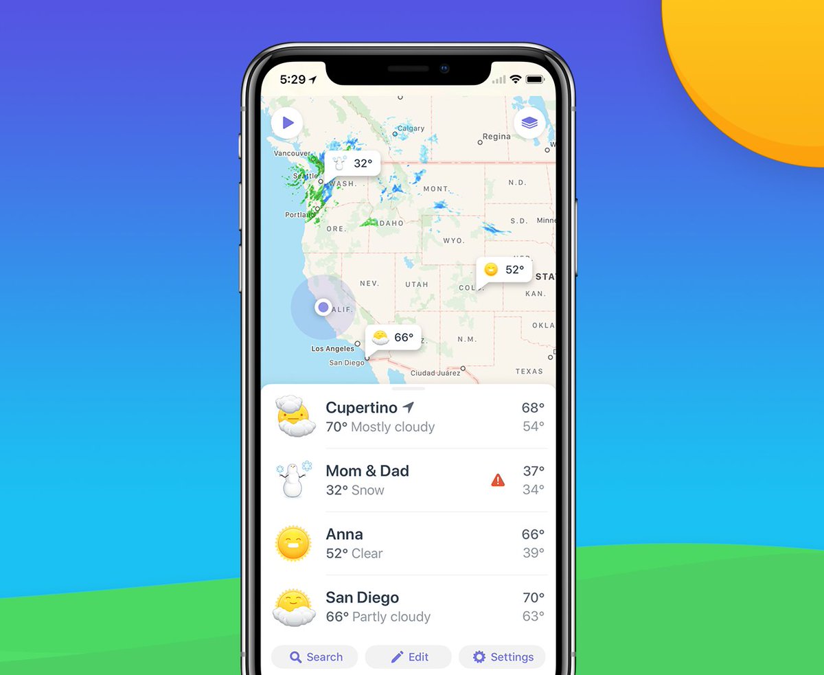 <a href="/WeatherAtlas/">Weather Atlas</a> 1.1 is now live on the <a href="/AppStore/">App Store</a>! iPhone X support, new “Cute” weather icons, and lots more! itunes.apple.com/app/id11960157…