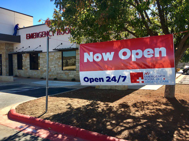 MyEmergencyRoom's tweet photo. Our #MyEmergencyRoom 24/7 &amp; Urgent Care location in #Abilene is NOW OPEN! 4438 South Clack- Come by, say hello, and take a tour! https://t.co/JNX2nPtXlz