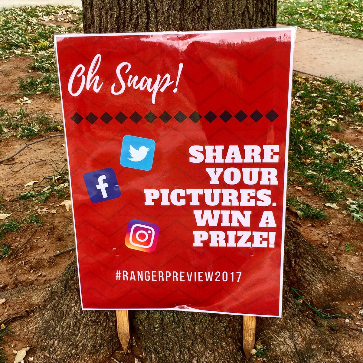 NWOSUAdmissions's tweet photo. Seniors, you can enter for a chance to win some additional prizes by posting pictures from Ranger Preview and using #RangerPreview2017 https://t.co/UOADZw2fnz