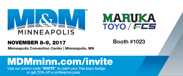 marukaplastics's tweet photo. Please stop by our booth 1023 at MDM MN next week, to see the latest in injection molding technologies https://t.co/W813NbOLlV