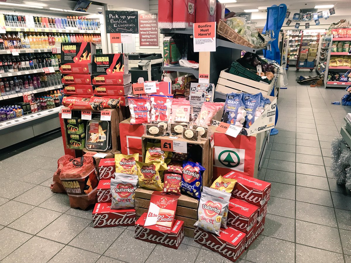 Come on down to #SPAR Hambleton and grab your #BonfireNight2017 essentials 🔥