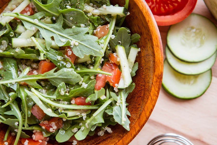 Whiskware's tweet photo. With the powers of tomato, cucumber, &amp; quinoa combined, they form a tomato, cucumber, &amp; quinoa salad! Full recipe 👉
https://t.co/240vOSxYgt https://t.co/Px2C0jNnkN