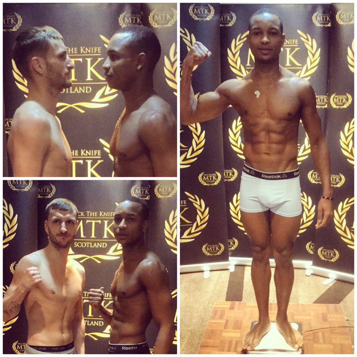 crueljohno's tweet photo. @ahmedibrahim12 of @MTKScotland all weighed in & good to go #BoxingDinnerClub https://t.co/VokXvs9asb