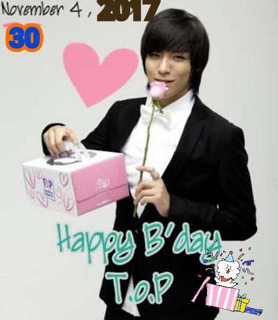 topcitadeseung's tweet photo. #happybirthdayTOP #happyTOPday @FROMREALYG #BIGANG #happy30thday #ChoiSeungHyun https://t.co/fKlxgoH1cH