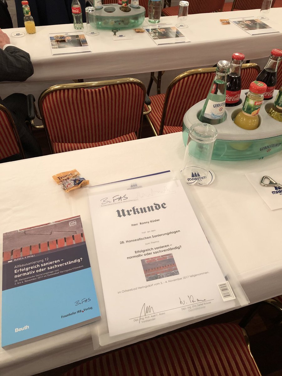 Alle Jahre wieder eine gelungene Tagung „Hanseatische Sanierungstage“