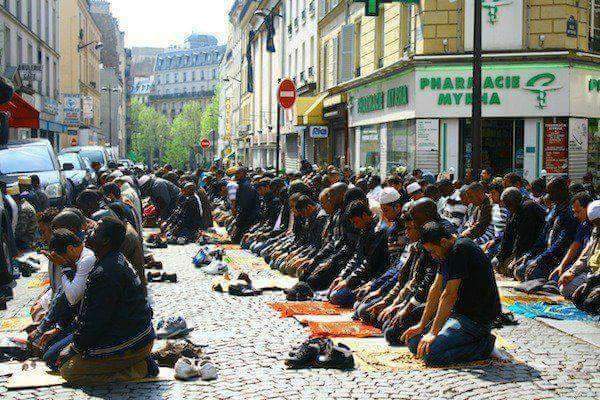 #Islamization#

this is a street in FRANCE.This is the result of replacement migration - and it is us &amp; our culture that is being replaced!