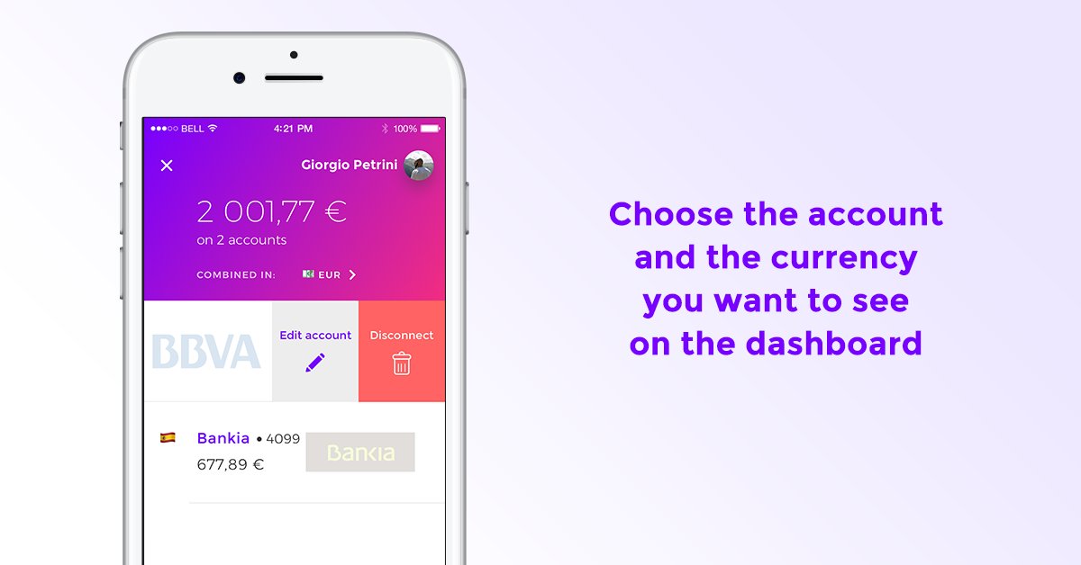 Lots of updates on user settings: choosing a currency for combined balance, renaming accounts as you’d like to, etc. bit.ly/getcombine