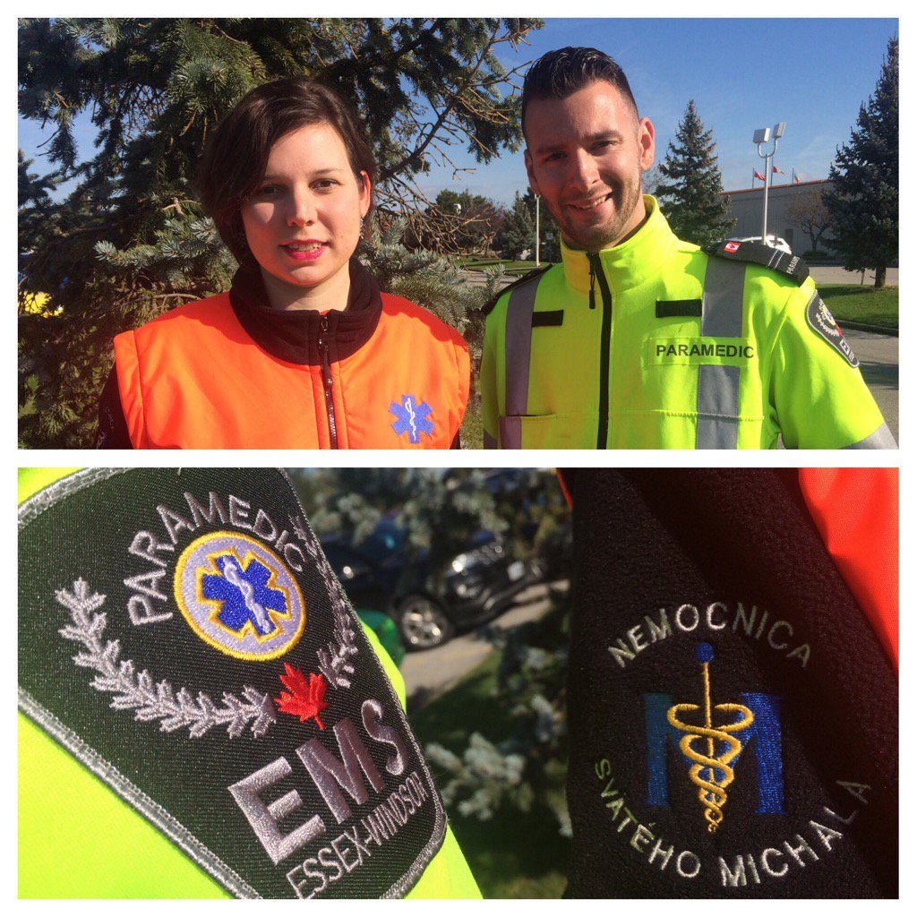 MMaluskeCTV's tweet photo. Dr Erika Jamrichova is a medic/doctor/cop in Slovakia and she's here #YQG to learn fr/ @EssexWindsorEMS @CTVWindsor https://t.co/xvjdRXpAx3