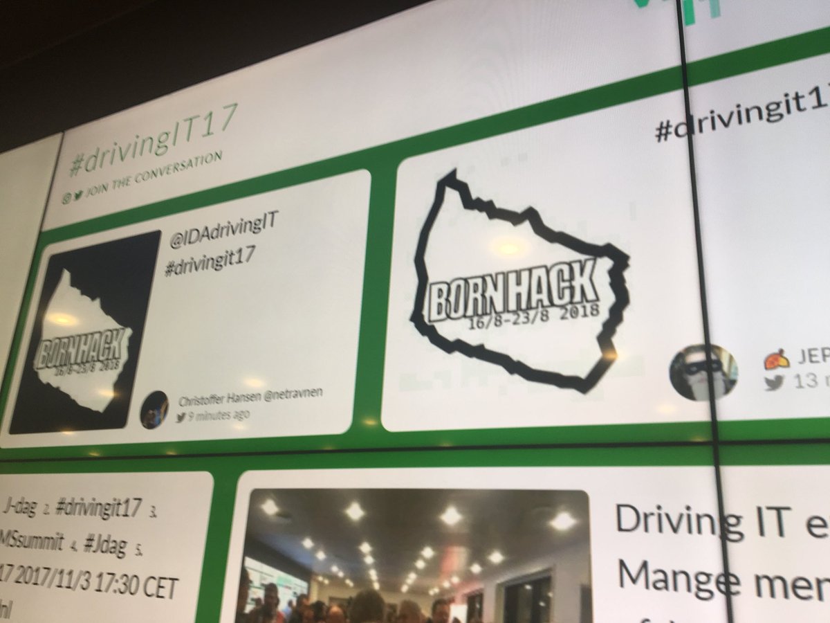 signoutdk's tweet photo. Så er der @BornHax marketing til #drivingit17 https://t.co/CplaLGikUU