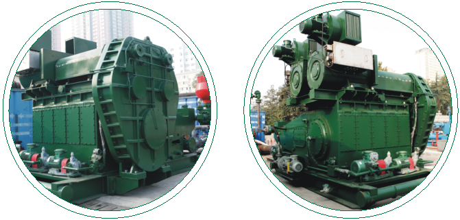 BOMCO made 3000 hp 7500 psi Quintet type drilling pump.