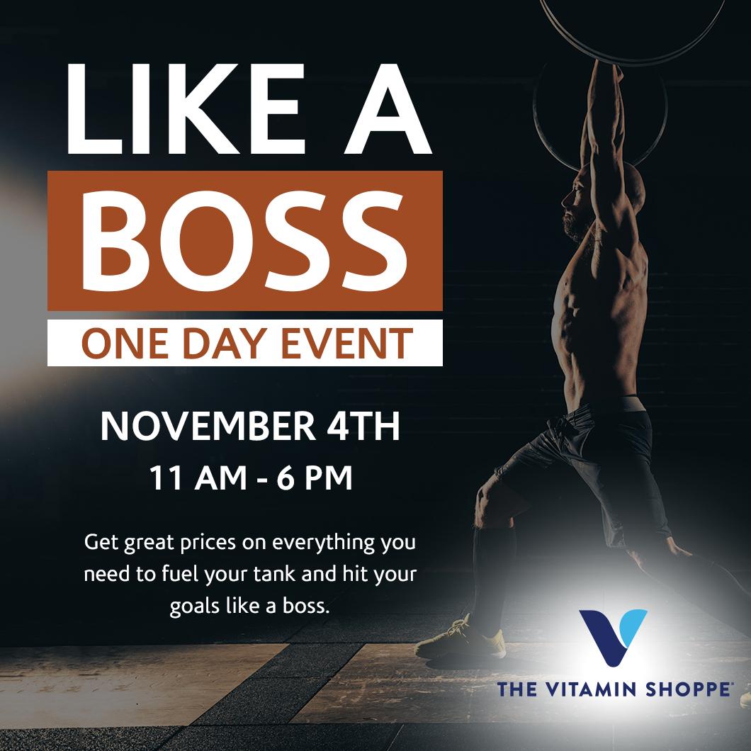 VitaminShoppe's tweet photo. Stop by your The Vitamin Shoppe on Sat to fuel up like a boss with free samples from @cellucor, @optimumnutrition, True Athlete, and more! https://t.co/W89fyETN9r
