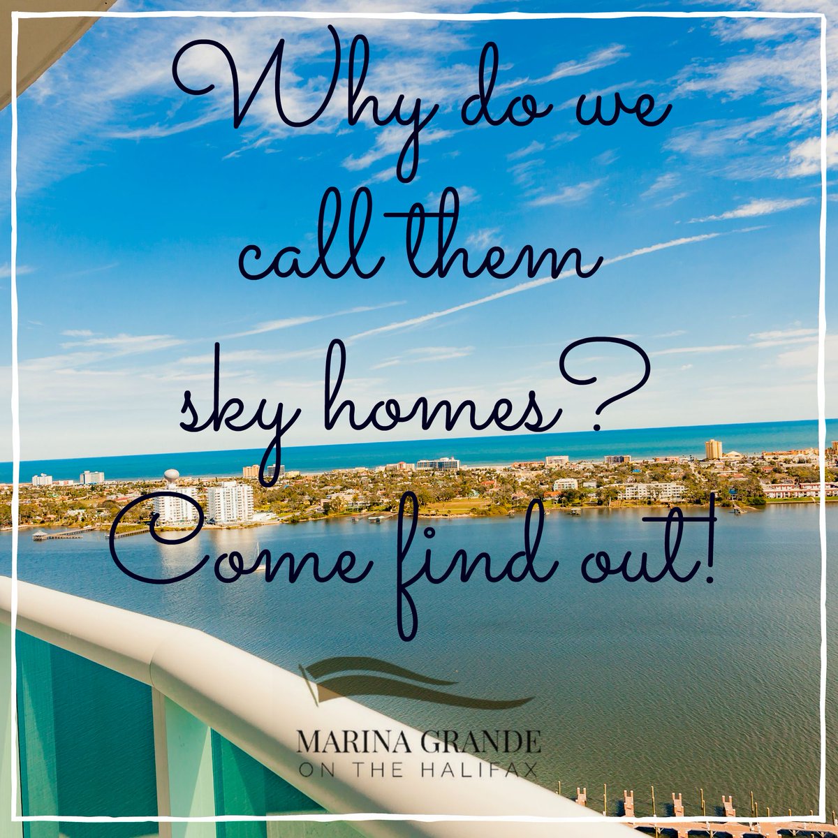 Come check out the best view Daytona Beach has to offer! #MGontheHalifax #LiveInParadise