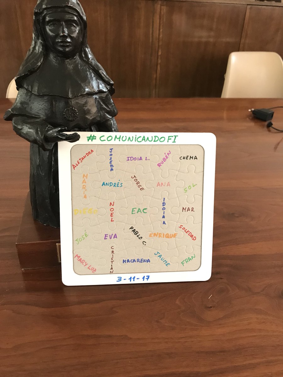 CMaterPurissima's tweet photo. Hoy hemos estado presentes en el IV Encuentro Responsables comunicación de O.E #ComunicandoFi https://t.co/l6Nuh0vBJw