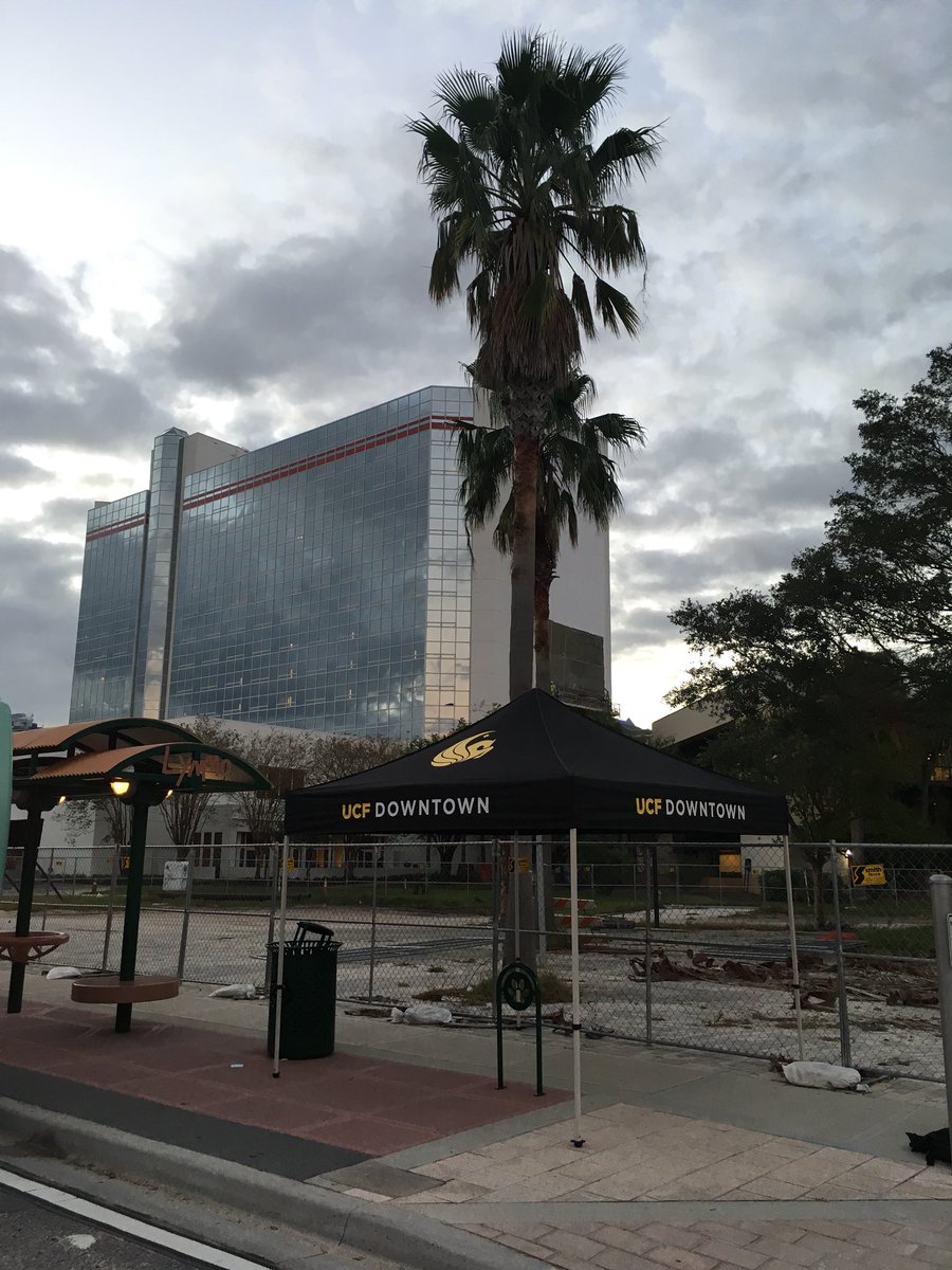 alottabott's tweet photo. The first building of #UCFDowntown https://t.co/GbNEkaj5jz