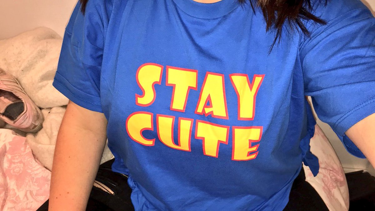 Rach_Helena's tweet photo. Wearing lots of makeup and my brand (amazing) new top to cheer myself up because I am sad today. #staycute #adviceforlife #toobadtobesad https://t.co/KmcHHYaa9a